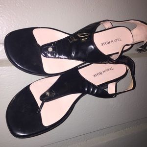 Taryn Rose patent leather sandals!?!So comfortable